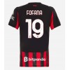 Damen Fußballbekleidung AC Milan Youssouf Fofana #19 Heimtrikot 2025-26 Kurzarm